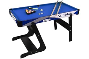 COSUSHY Mini Pool Table Set, Portable Pool Table Game Includes Triangle Rack, Balls, Cues, Chalk, Brush Equipment