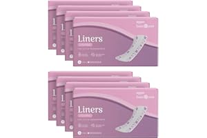 Amazon Basic Care Protège-slips ultra mini, Sans parfum, 224 Pièces, 8 Lot de 28