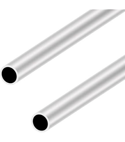 Tube Rond En Aluminium 6063 - 13mm Ext / 10 Ou 11mm Int - Longueur 500mm - Idéal Bricolage Et Projets Industriels
