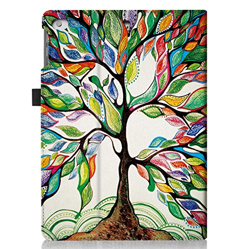 WizFun Folio Hülle Schutzhülle Tasche Case Cover mit Auto Schlaf / Wach Funktion für 9.7 Zoll Apple iPad 9.7 2017 / iPad Air 2 / iPad Air Tablet, LuckyTree - 8