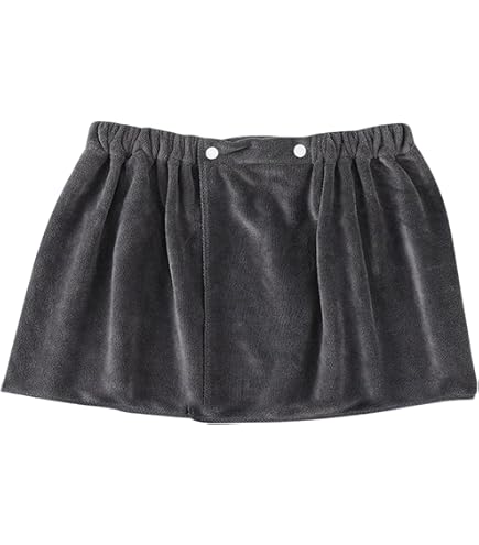 Verstellbares Herren-Duschtuch – Grau, Waffelmuster – 165 X 64 Cm – Schnelltrocknend Für Pool, Sauna & Fitness