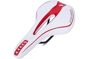 Asvert Sella per Bici Mountain in Gel Sedile Bicicletta Ergonomica con Nastro Riflettente Comoda Imbottitura in Memory Foam con Molle Adatta a Tutti i Tipi di Biciclette