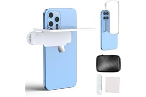 CUVZORA Spiegeleffekt-Objektiv – Erfassen Sie Sofort Atemberaubende Reflexionen, Smartphone-Kamera-Spiegelreflexionsclip-Set, Verstellbares Spiegeleffekt-Objektiv aus HD-Glas, für Smartphone-Kamera