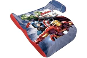 Tataway seggiolino alzatina auto bimbi Marvel Avengers i-Size ECE R129, Rialzo bimbi 126-150 cm, 22-36 kg, 6-12 anni, gruppo 3, leggero e facile da trasportare - sfoderabile e lavabile