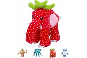 HMJMJC 67 Plush,Italian Brainrot Toys,Brainrot Plush,Strawberry Elephant Plushs,Stuffed Animals Pillow Doll Cute Toys Gifts for Fans Girls Boys Birthday Present
