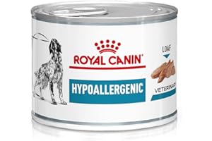 Royal Canin Veterinary Hypoallergenic Mousse | 12 x 200 g | Pienso Completo para Perros Adultos | con proteínas hidrolizadas | para Mantener la Barrera cutánea