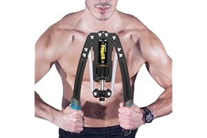 ‎JUINGIO Armtrainer 10~200kg, Biegehantel Einstellbare Hydraulische Power Twister Armtrainingsgerät, Männer und Frauen Profi Biegehantel Fitnessgeräte für Schulter, Bizeps und Brust Krafttraining