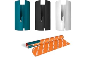 KSVS Cortador de papel para envolver, cortador de papel para envolver regalos, cortador de rollo rápido y seguro, cortador de seguridad de dedos, cupón de papel (3 piezas)