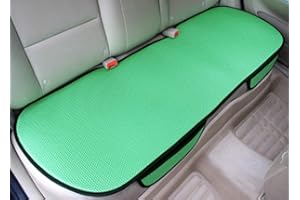 GLITZFAS Auto Sitzauflage Autositzauflage Universal Sommer Autositzbezug Auto Vordersitz Rücksitz Kissen (Rücksitz,Grün)