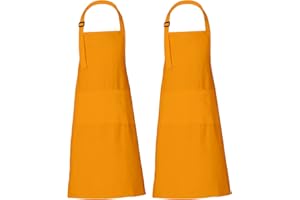 RAJRANG BRINGING RAJASTHAN TO YOU Grembiuli da cucina per donne e uomini, 35x27 pollici, grembiule in cotone semplice con 3 tasche