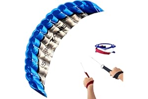 Touch the sky 100in Double-Line Stunt Soft Parafoil Kite With Wrist Strap, Parachute Kite For Kids & Adults, Excellent Outdoor Games and Activity Toys, Suitable for the Advanced & Enthusiasts.