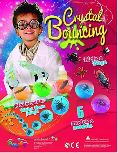 10 x Bouncing Bugs In Slime Balls - Ideal Party Bag Toys, Pinata Prizes, PTA Prizes.