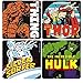 Produktbild Marvel - Retro Untersetzer 4er Set (Marvel Helden 2)