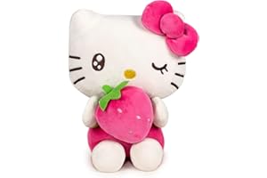 PLAY BY PLAY Hello Kitty Plüschtier, Kuscheltier, Stofftier Plüsch Figur 7-60cm < Macedonia Strawberry 16cm >