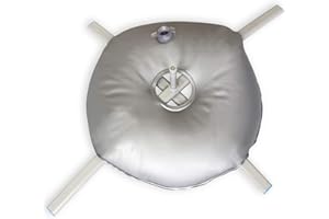 Base da terra pieghevole Anley con sacca d'acqua - Adatto per asta bandiera bandiera piuma flutter con un diametro interno di 0,6 "- Supporto in acciaio inossidabile con borsa per pesi tondi