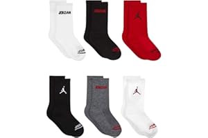 Jordan Skarpety wielokolorowe BJ0343 RK2, Czerwony, 9 - 11