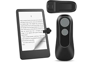 Vicloon RF Telecomando Pagina Turner per Kindle Paperwhite Oasis Kobo eReaders, Page Turner per iPad iPhone Tablet Android, Leggere Romanzi Scatto Foto Fotocamera Registrazione Video Trigger Remoti