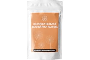 HANFANGLING Dandelion Burdock Root Tea, Detoxifying, Digestive Stimulant, Caffeine Free, Natural Caffeine Substitute, Natural Herbal Blend, Convenient Brewing Method, Gift Tea (160g)