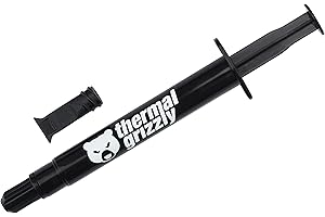 Thermal Grizzly - Kryonaut - 5,55 Gramos/1,5 ml - Pasta Térmica de Altísimo Rendimiento - para Aplicaciones Exigentes y Overclocking CPU/GPU