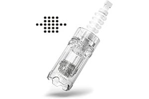 CHARME PRINCESSE Microneedling Nadeln 24 Pins 10 Stück Ersatz Dermapen Nadeln Microneedling Nadelpatronen Micro Nano Nadeln Kartuschen Ersatznadeln mit Bajonett-Schlitz für Dermapen A10,EN48-10-24P