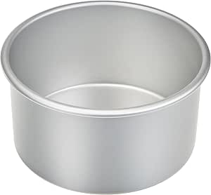 PME Moule à Gâteau Rond Aluminium Anodisé - 152x102mm - Argenté - Pour Pâtisserie