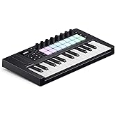 Novation Launchkey Mini 25 [MK4] &mdash; Taşınabilir 25 Mini Tuşlu, USB, MIDI Klavye Kontrol&ouml;r&uuml;, DAW Entegrasyonu ile. Akor Modu, &Ouml;