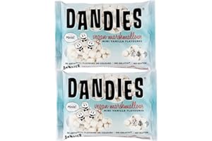CREDO GIFTS Vanilla Marshmallow Bundle With Dandies Mini Vegan Vanilla Marshmallows 200g (2 Pack)