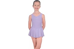 Roch Valley Girls' Istdj Lycra Leotard With Skirt Istdj Lycra Leotard With Skirt