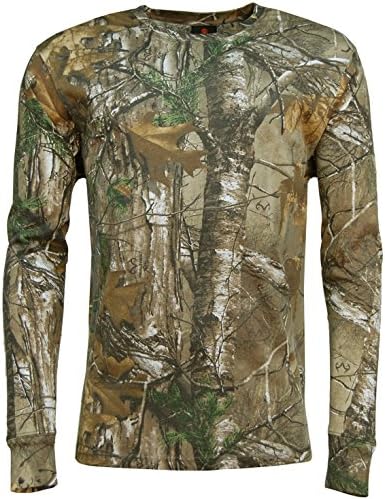 Mens Real Tree Xtra Camouflage Long Sleeve T Shirt