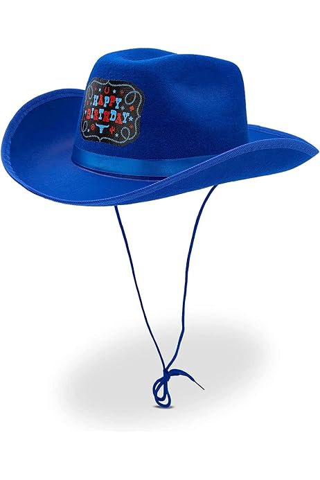 Blue Western Party Cowboy Hat for Kid's 