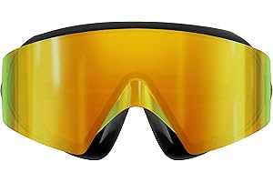 Aquasphere Defy Ultra - Masque de natation avec vision panoramique, design hydrodynamique sans monture, ajustement parfait, protection anti-éblouissement pour la nage en extérieur et triathlon