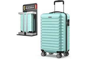 NUMADA - Maleta de Viaje Cabina 55x36x19cm (30L) Upfly XS con Cierre de Combinación y 4 Ruedas Dobles 360. Maleta de Mano Rígida Resistente, Ligera con Interior Compartimentado