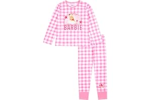 Barbie Girls Pyjamas | Girls 100% Cotton Pjs | Girls Long Pyjamas | Doll Gifts Clothes Official Merchandise