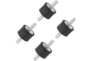 4pcs M8 30x20mm Anti Vibration Mount en Caoutchouc Voiture Isolateur de Canette Amortisseur Double Tête Mount Kit de Bobine pour Air Compressor Pompe