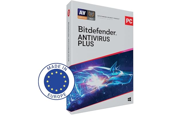 Bitdefender Antivirus Plus | 1 dispositivo | 1 año | PC | Código de activación enviado por correo postal