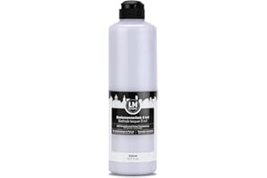 LM-Kreativ Vernice per vasca da bagno, 3 in 1, 2 K, 500 ml, colore grigio ardesia, vernice per piastrelle da bagno, vasche, piatti doccia e lavandini, alto potere