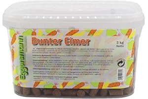 EGGERSMANN MEIN PFERDEFUTTER Eggersmann - Cubo de recompensa para caballos, Regalos de Caballos, Manzana, Plátano, Zanahoria, Cubo de 3 kg