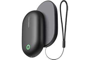 ICARER FAMILY Ogrzewacze do rąk z akumulatorem, 2 sztuki, magnetyczne elektryczne ogrzewacze do rąk USB, 5000 mAh, przenośne, wielokrotnego użytku ogrzewacze do rąk, idealne na zewnątrz, dojazdy do pracy i kemping