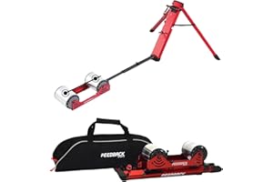 Feedback Sports Omnium Zero-Drive Portable Zero Resistance Bike Trainer,Red