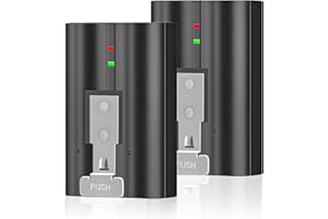 NATNO Ring Battery Pack for Ring Video Doorbell 2/3/3plus/4/Stick Up/Peephole/Spotlight/Solar Floodlight Camera 6040mAh, 2 Pack