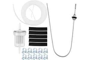 Tongdejing 18pcs Car Tank Extractor Fuel Standpipe Set, Auxiliary Diesels Heating Fuel Line with Petrol Filter, Fit For Eberspacher Webasto, Fuel Standpipe, Auxiliary Heater, Fuel Hose Clip Kit