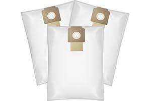 TOMKITY 15 Staubsaugerbeutel für Kär-cher Professional T10/1 und T12/1, Entspricht der 6.904-315.0 Industriestaubsauger