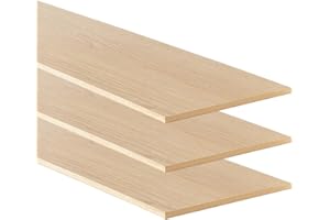 ONLYWOOD.IT Onlywood Set da 3 Pezzi Alzate Rivestimento Gradini Fai da te per gradini - Rivestimento Scale Interne in 5 Colorazioni a scelta effetto Legno o effetto Pietra (Florida Oak)