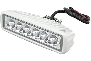 AQXREIGHT Luces LED Trabajo Bote 12V a 24VDC Impermeables IP67 Brillo Intenso Antigolpes para Automóviles Yates Iluminación Exterior Aplicación Versátil y Duradera