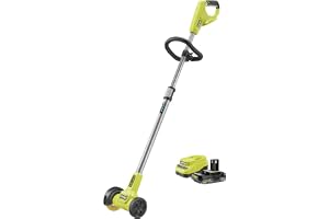 RYOBI Packningsrengörare 18 V One+™ RY18PCC-120 - terrassrengöring, gångar, plattor, gatstenar, ogräsfogar - 2Ah batteri + laddare