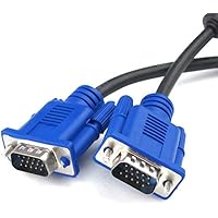 Nishtech Male to Male VGA Cable 1.5 Meter, Support PC/Monitor/LCD/LED, Plasma, Projector, TFT