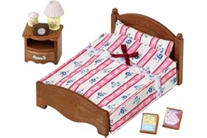 Sylvanian Families - 5019 - Le semi lit double, Plastique,Multicolore