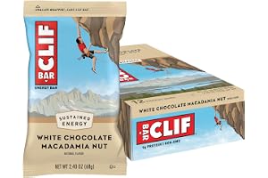 Clif BAR Vit choklad macadamia 68 g (paket med 12)