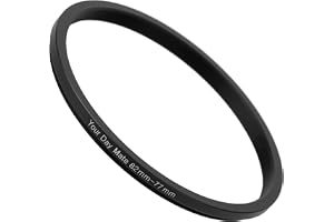 Step Down Ring, Ø 82 till 77 mm diameter, Kompatibel med objektiv från tillverkare så som Canon, Sony, Nikon, Fujifilm, Camera objektivfilter adapter, Aluminium Step-down ringar, Objektivfilteradapter