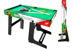 Tavolo da Biliardo Sport One Super Champion Italy Verticale Salvaspazio - Cm. 122 X 61 X 76 con Tutti gli Accessori - SPECIAL EDITION - NOVITA